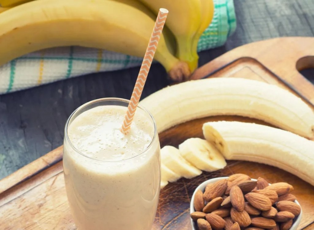 A banana smoothie